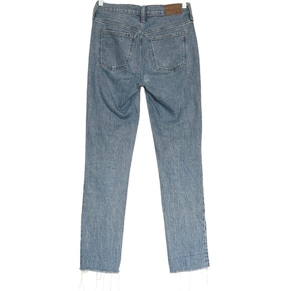 Madewell The Mid-Rise Perfect Vintage Jean Women’s Size 25T Raw Hem Edition - Picture 3 of 11